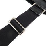 Prada Logo Leather Shoulder Bag Hand Bag Black 2VH019