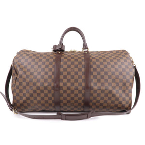 Louis Vuitton Damier Keep All Bandouliere 55 Boston Bag M41414