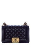Chanel Black Small Boy Bag GHW Handbag