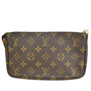 Louis Vuitton Pochette Accessoires  Canvas Clutch Bag