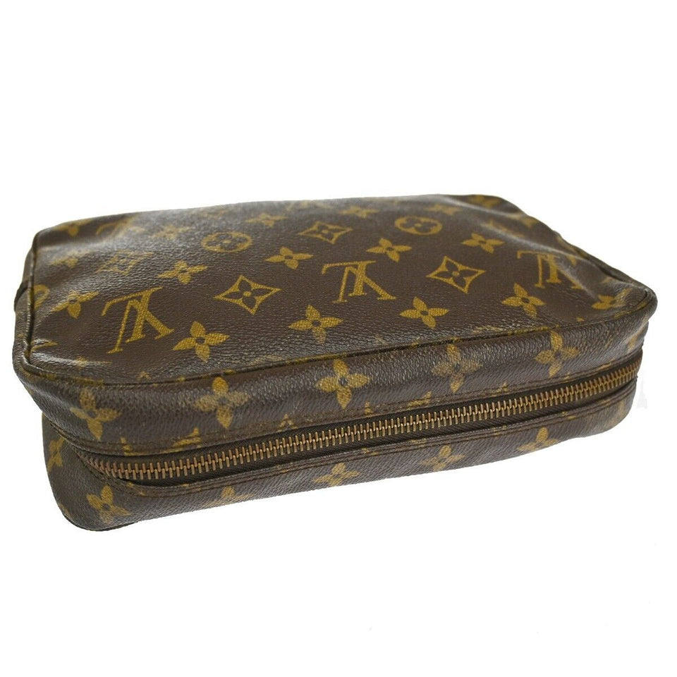 Louis Vuitton Trousse Pochette  Canvas Clutch Bag