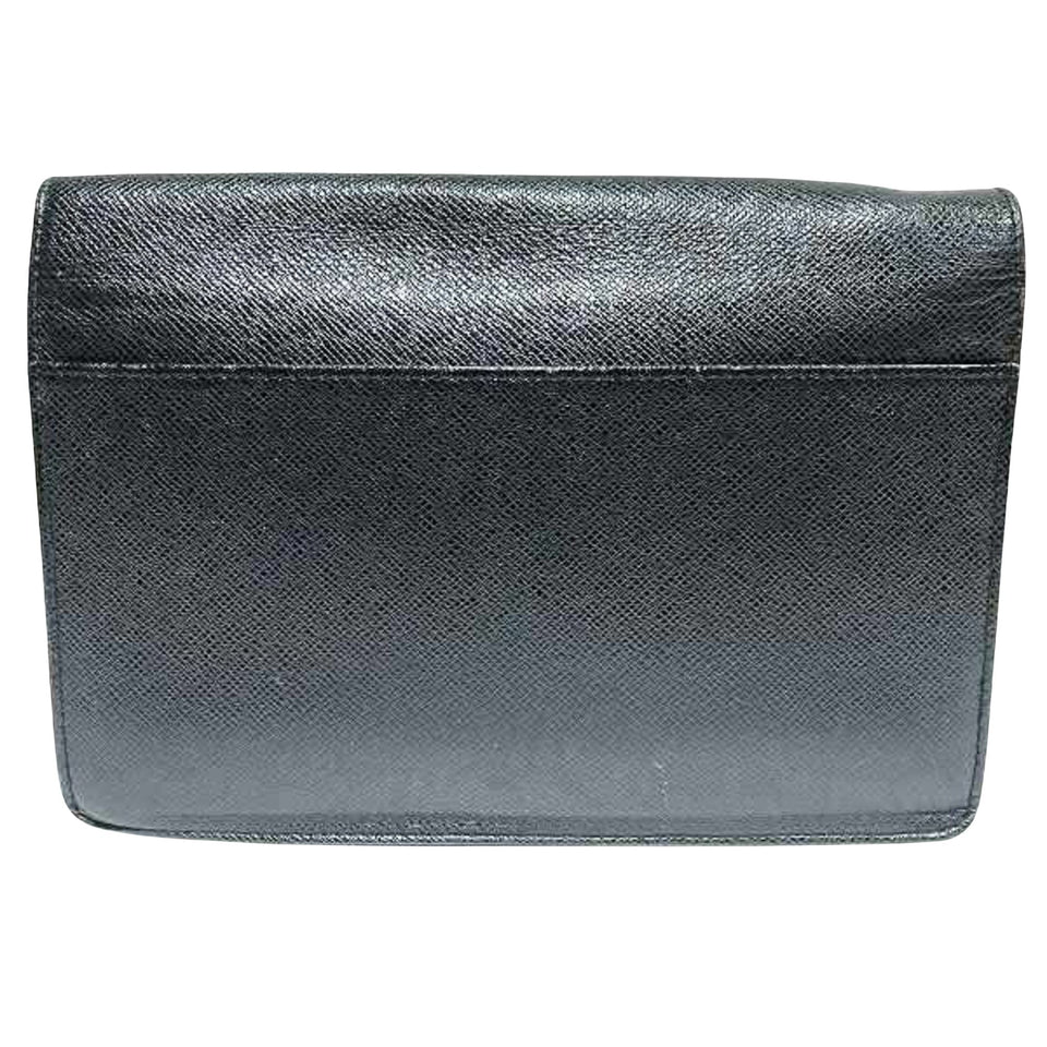 Louis Vuitton Selenga  Leather Clutch Bag