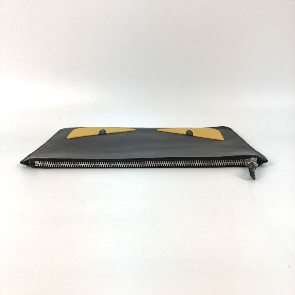 Fendi  Leather Clutch Bag (Pre-Owned)