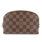Louis Vuitton Damier Pochette Cosmetic Pouch Brown N47516