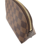 Louis Vuitton Damier Pochette Cosmetic Pouch Brown N47516