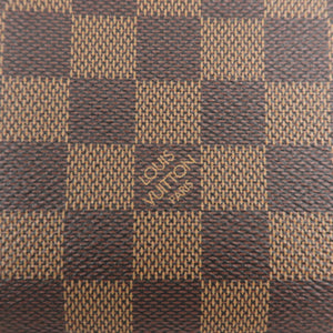 Louis Vuitton Damier Pochette Cosmetic Pouch Brown N47516