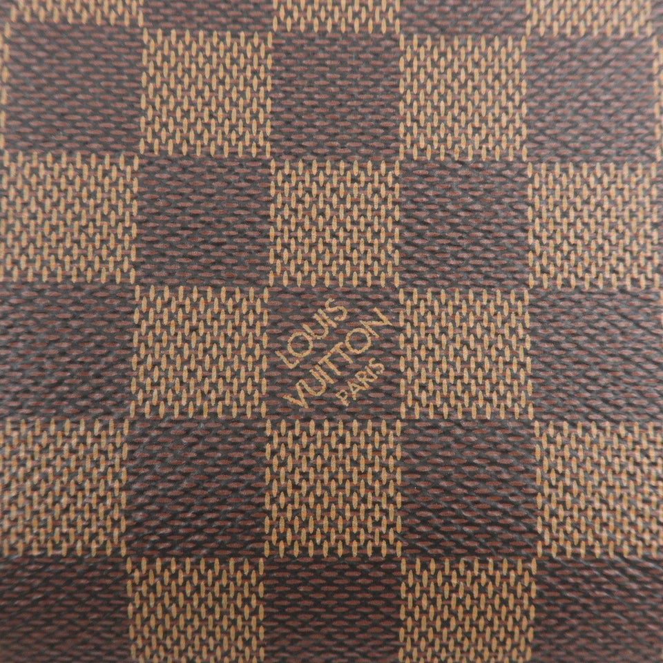 Louis Vuitton Damier Pochette Cosmetic Pouch Brown N47516