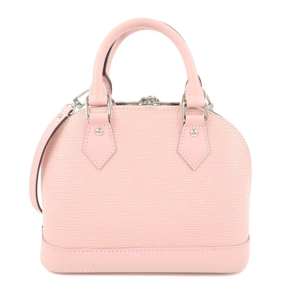 Louis Vuitton Epi Alma BB 2Way Hand Bag Rose Ballerine M41327