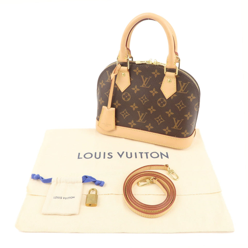 Louis Vuitton Monogram Alma BB 2Way Hand Bag Shoulder Bag M53152