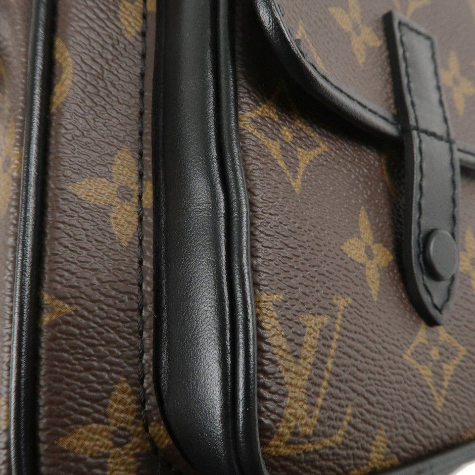 Louis Vuitton Monogram Maccasar Christopher Shoulder Bag M69404