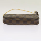 Louis Vuitton Mini Pochette Accessoires  Canvas Clutch Bag