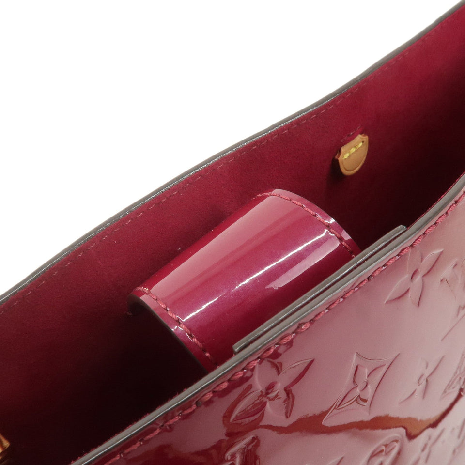 Louis Vuitton Monogram Vernis Long Beach PM Tote Bag Purple M90480