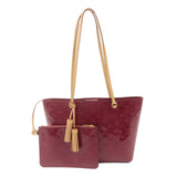 Louis Vuitton Monogram Vernis Long Beach PM Tote Bag Purple M90480
