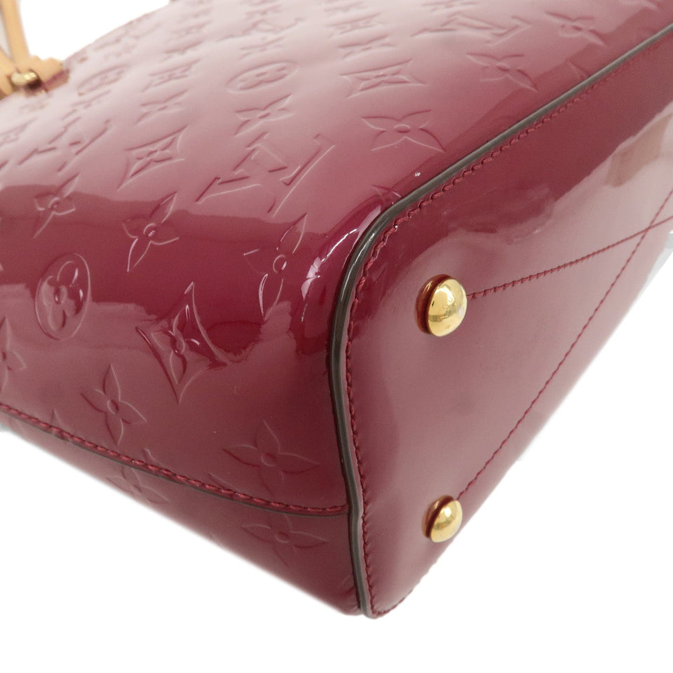 Louis Vuitton Monogram Vernis Long Beach PM Tote Bag Purple M90480
