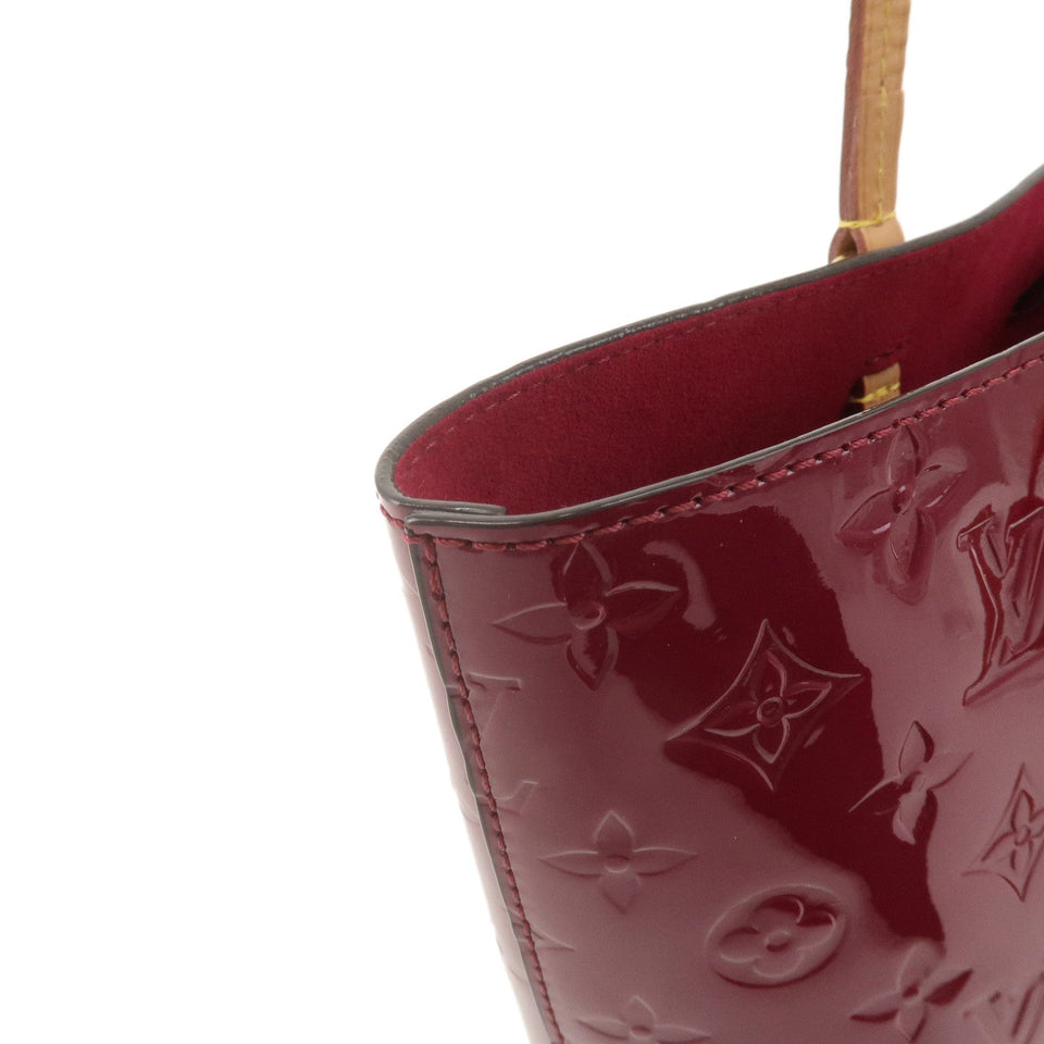Louis Vuitton Monogram Vernis Long Beach PM Tote Bag Purple M90480