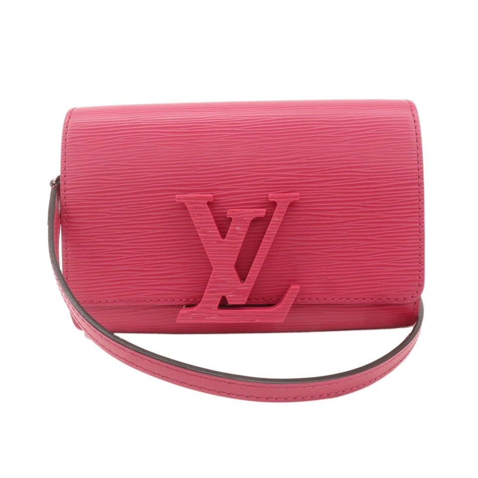 Louis Vuitton Epi Pochette Louise PM 2WAY Bag Pivoine M42082