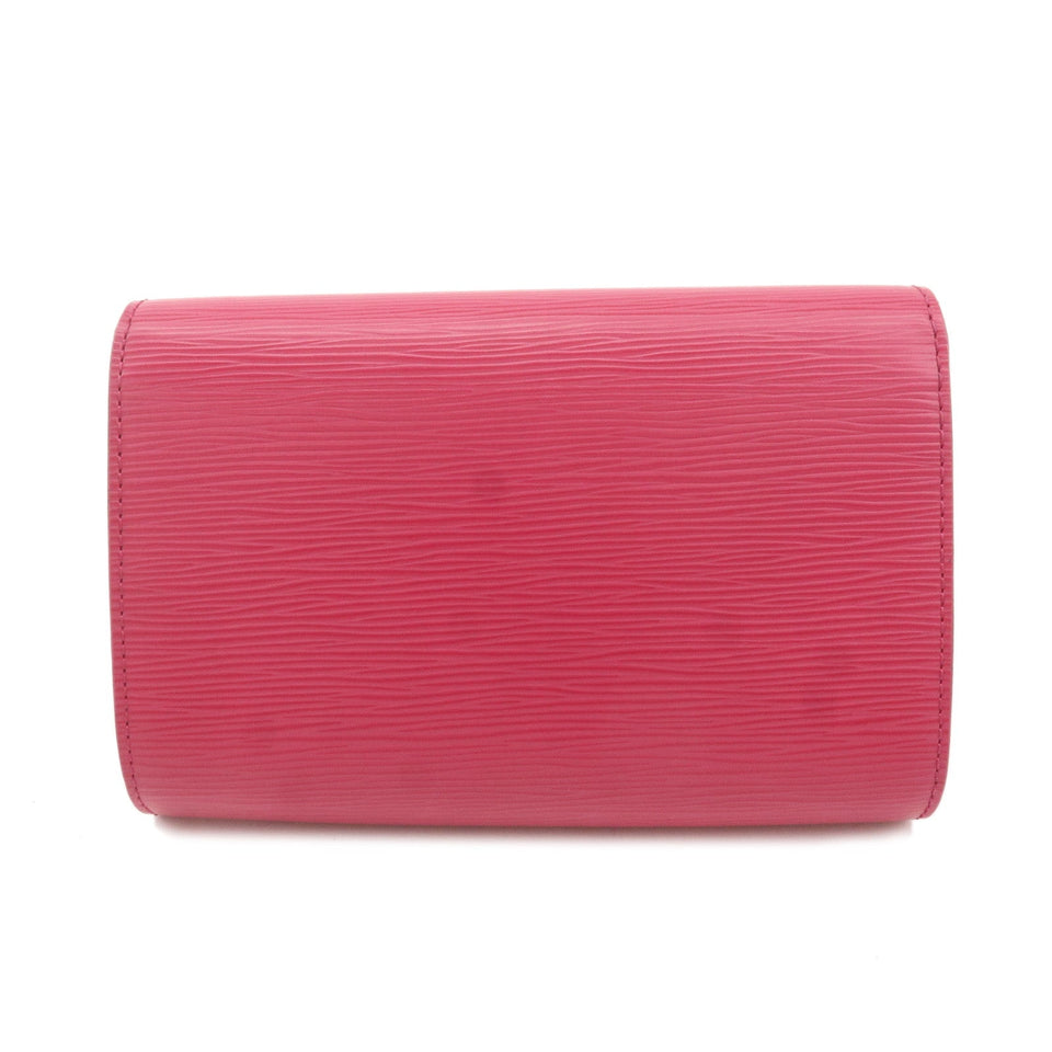 Louis Vuitton Epi Pochette Louise PM 2WAY Bag Pivoine M42082