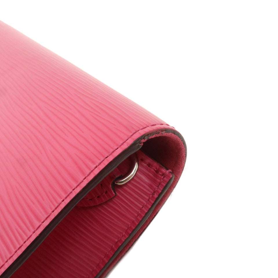 Louis Vuitton Epi Pochette Louise PM 2WAY Bag Pivoine M42082
