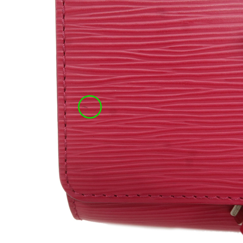 Louis Vuitton Epi Pochette Louise PM 2WAY Bag Pivoine M42082