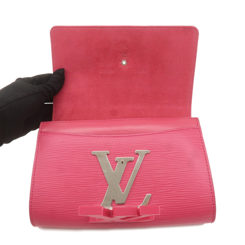Louis Vuitton Epi Pochette Louise PM 2WAY Bag Pivoine M42082