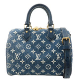 LOUIS VUITTON Monogram Denim Speedy Bandouliere 25 2Way Bag M59609