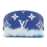 LOUIS VUITTON Escal Monogram Giant Pochette Cosmetic Pouch Blue