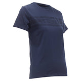 Christian Dior Textured Logo Stripe Front Crew Neck Short Sleeve Tshirt