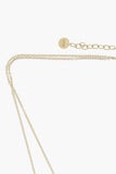 Dior Golden Effect Brass Jardin D'hiver Long Necklace With Pendan