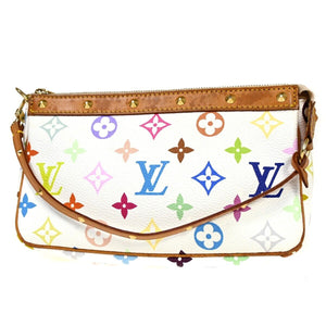 Louis Vuitton Pochette Accessoires  Canvas Clutch Bag