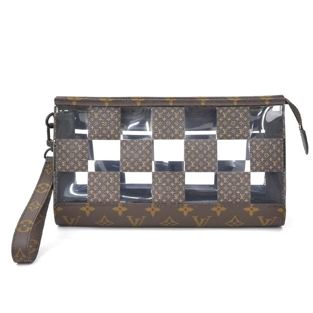 Louis Vuitton Pochette  Canvas Clutch Bag
