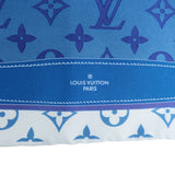 Louis Vuitton Monogram Confidential Silk 100% Scarf Blue M76347
