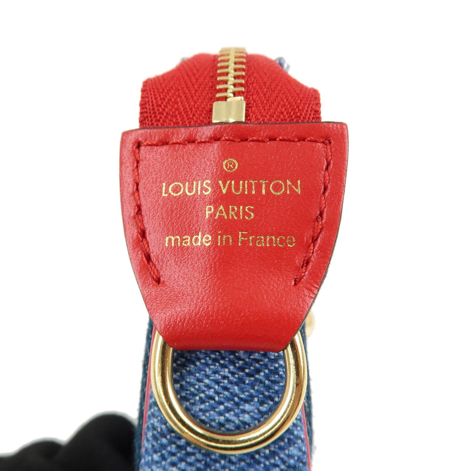 Louis Vuitton Monogram Denim Micro Pochette Accessoire Blue M68760
