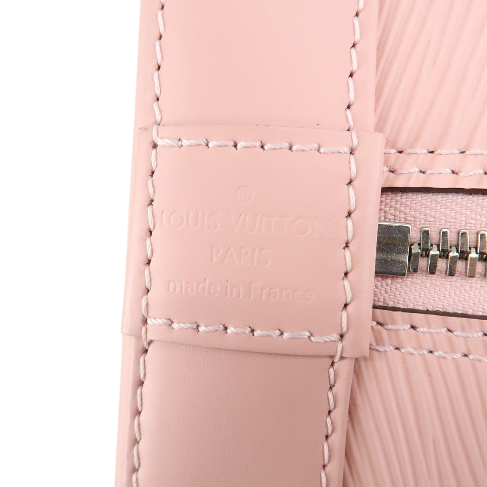 Louis Vuitton Epi Alma PM Hand Bag Rose Ballerine M41323