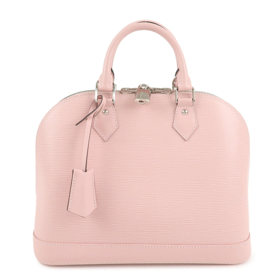 Louis Vuitton Epi Alma PM Hand Bag Rose Ballerine M41323