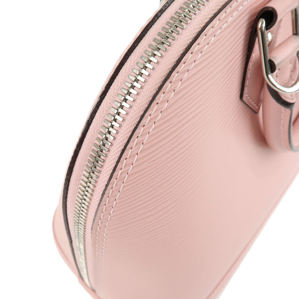 Louis Vuitton Epi Alma PM Hand Bag Rose Ballerine M41323