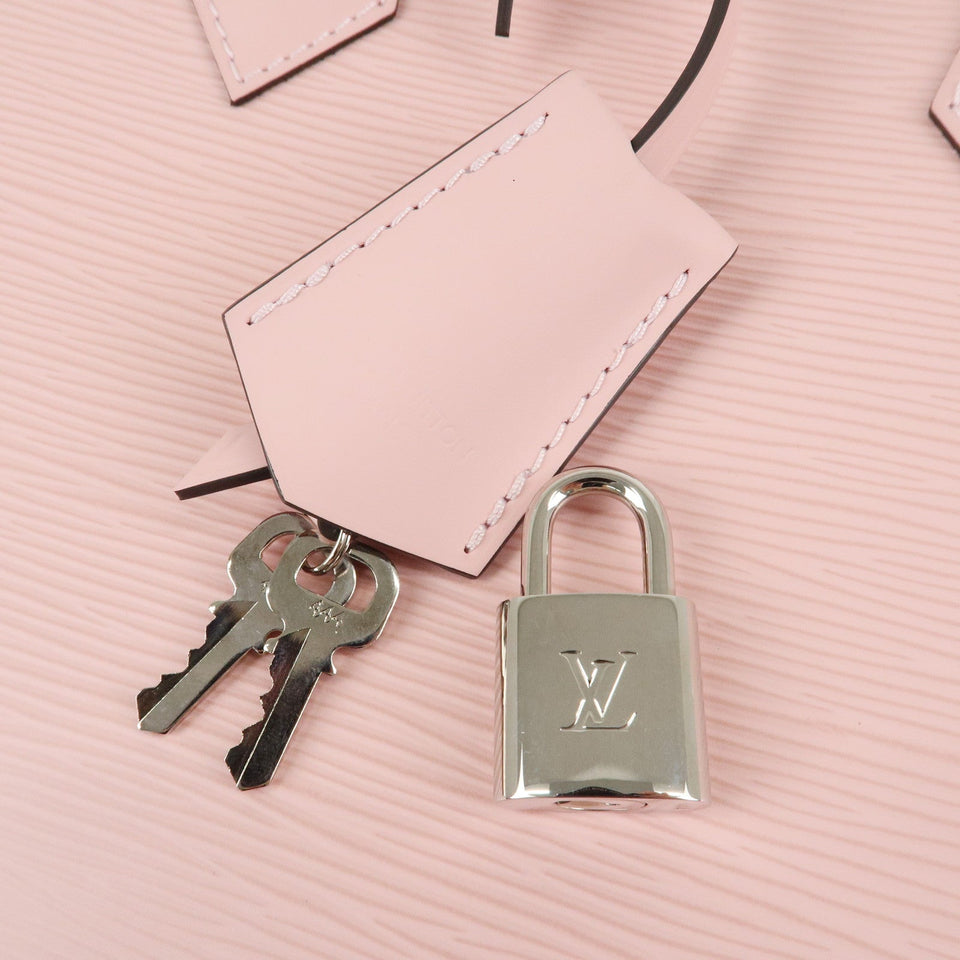 Louis Vuitton Epi Alma PM Hand Bag Rose Ballerine M41323