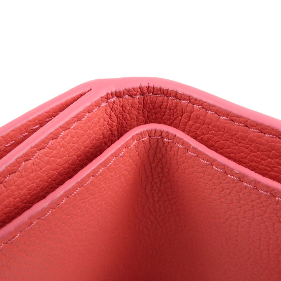 Louis Vuitton Portefeuille Lock Mini Tri-fold Wallet Pink M67858