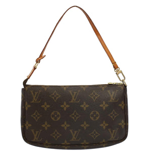 Louis Vuitton Pochette Accessoires  Leather Clutch Bag