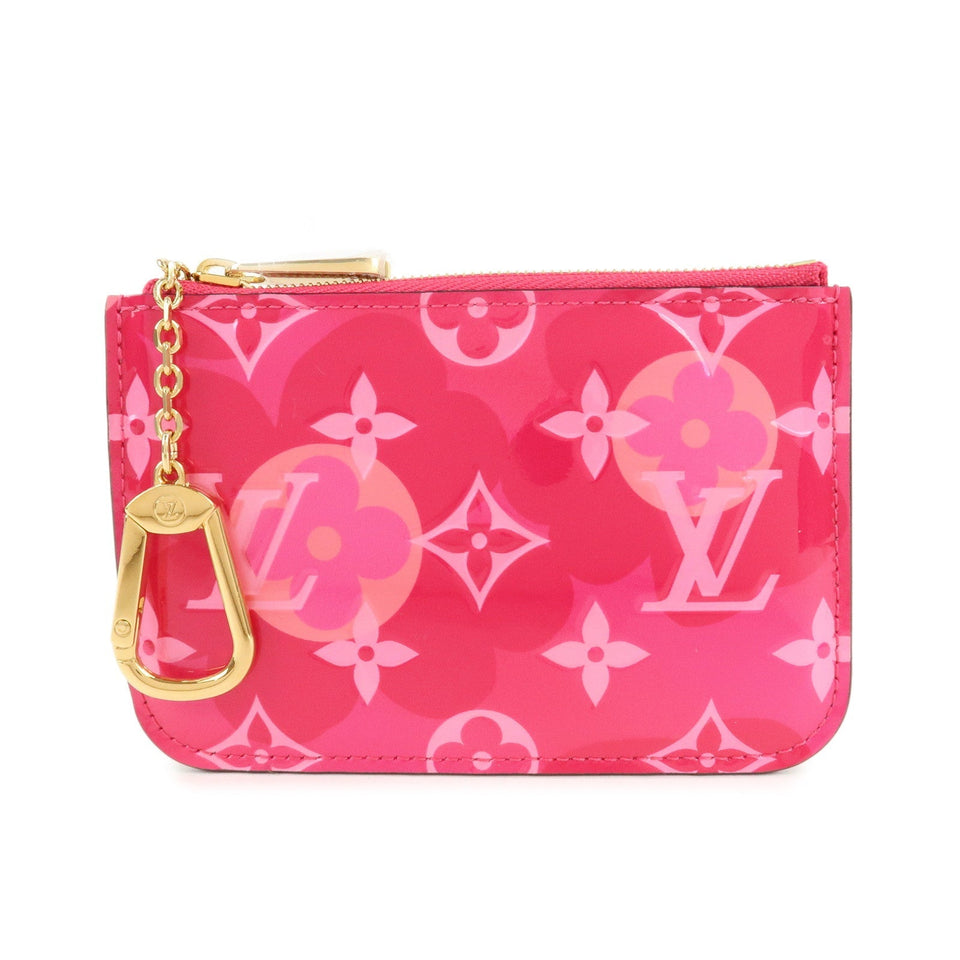 Louis Vuitton Monogram Vernis Pochette Cles Coin Case Flora M90586