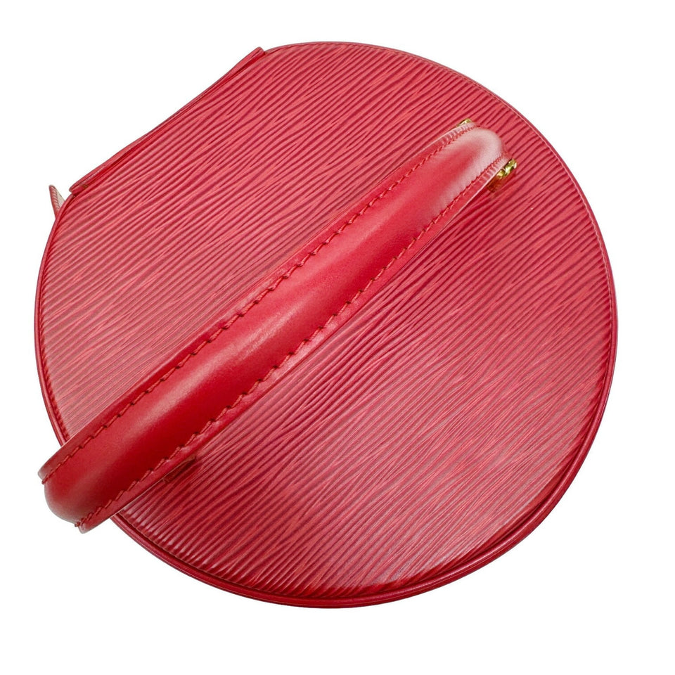 Louis Vuitton Vanity  Leather Clutch Bag