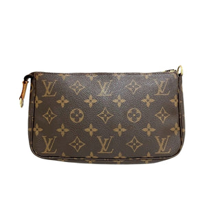 Louis Vuitton Pochette Accessoire  Canvas Clutch Bag