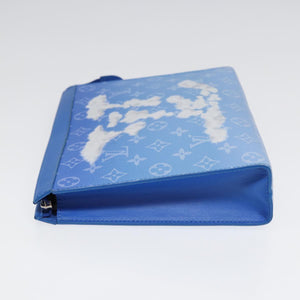 Louis Vuitton Pochette Voyage  Canvas Clutch Bag