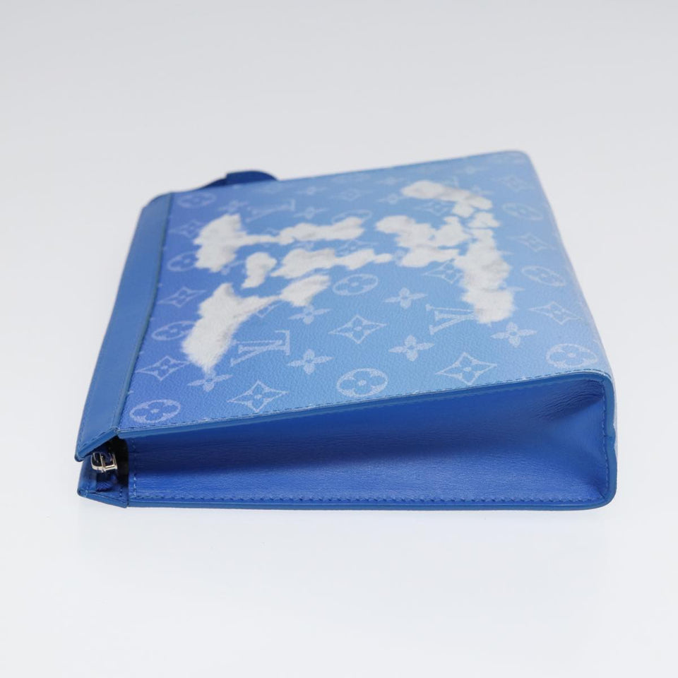 Louis Vuitton Pochette Voyage  Canvas Clutch Bag