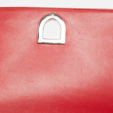 Dior Red Leather Medium Diorama Flap Shoulder Bag..