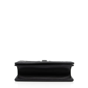Dior Matte Calfskin Studded Diorama Small Shoulder Bag