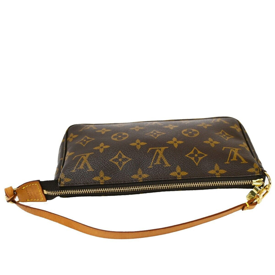 Louis Vuitton Pochette Accessoires  Canvas Clutch Bag