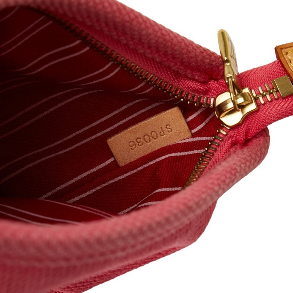 Louis Vuitton Antigua  Canvas Clutch Bag