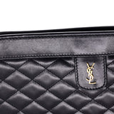 Victoire Chain Clutch Quilted Leather