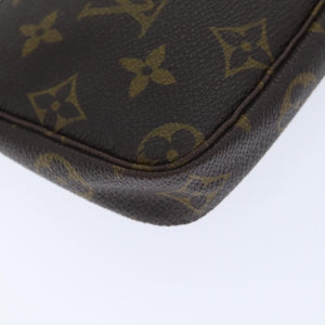 Louis Vuitton Pochette Accessoire  Canvas Clutch Bag