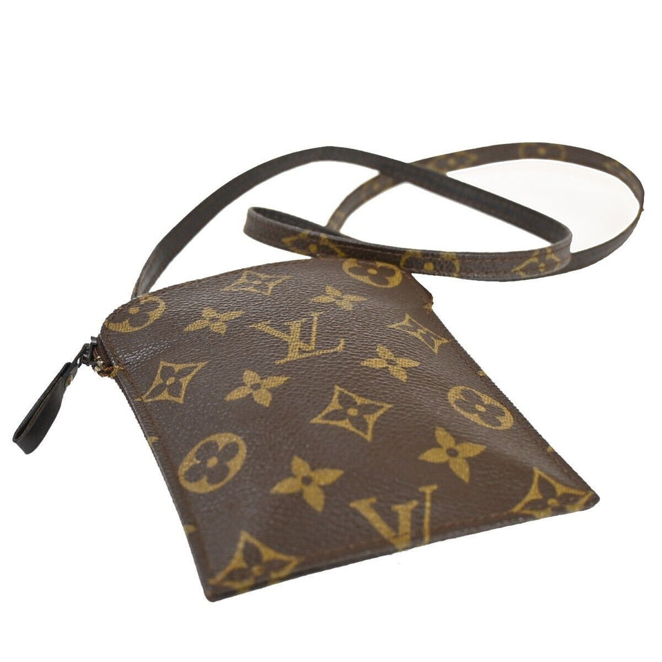 Louis Vuitton Pochette Secret  Canvas Clutch Bag
